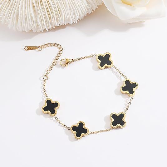 Clover Bracelet -Black