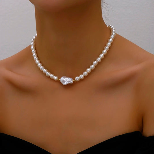 Korean Pearl Necklace-E