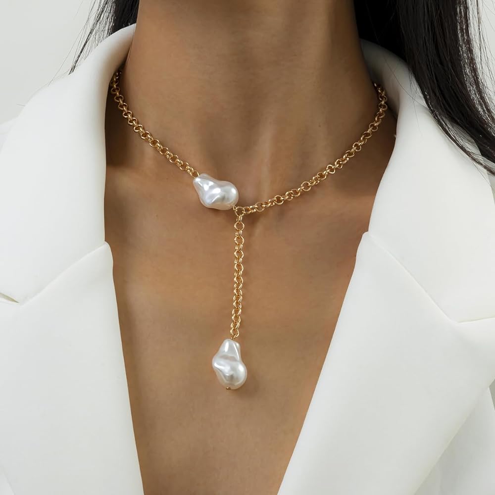 Korean Pearl Necklace-C