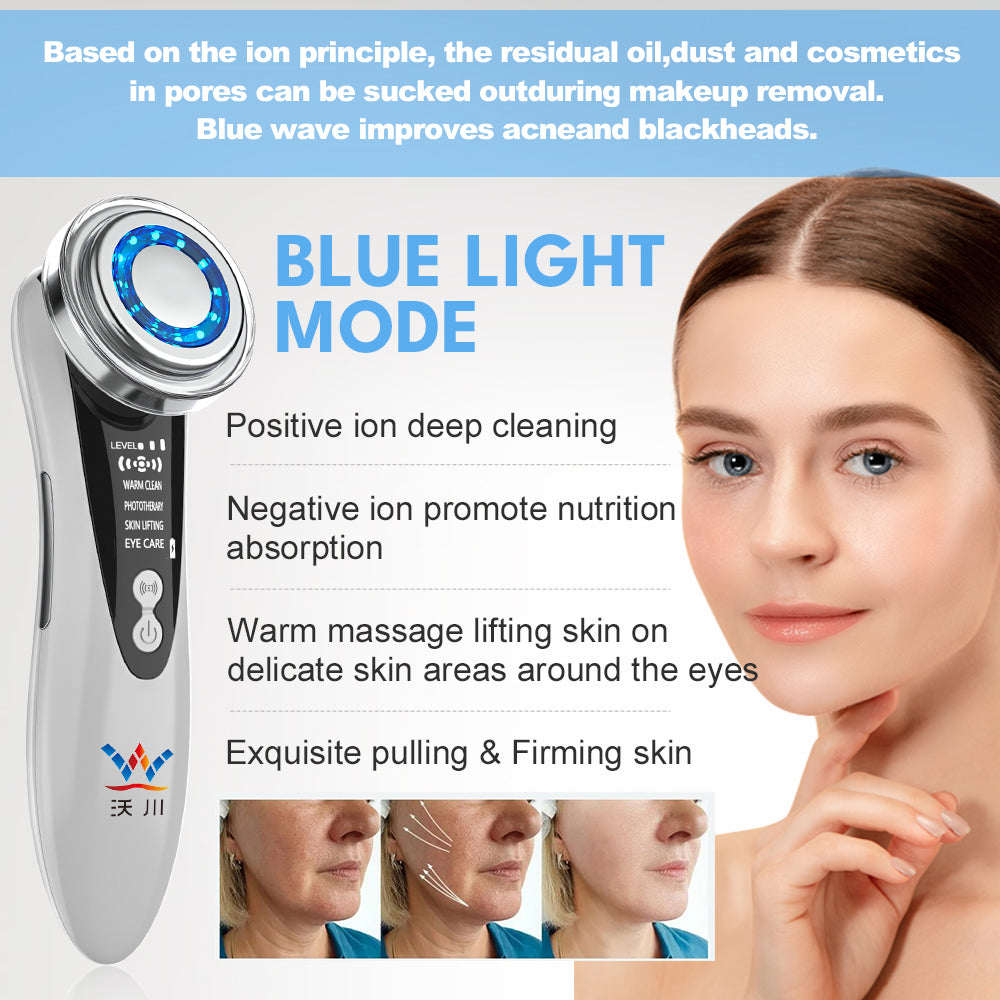 5 In 1 Facial Skin Lifting and  Tightening Device with LED photon technology