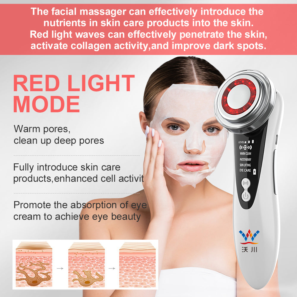 5 In 1 Facial Skin Lifting and  Tightening Device with LED photon technology