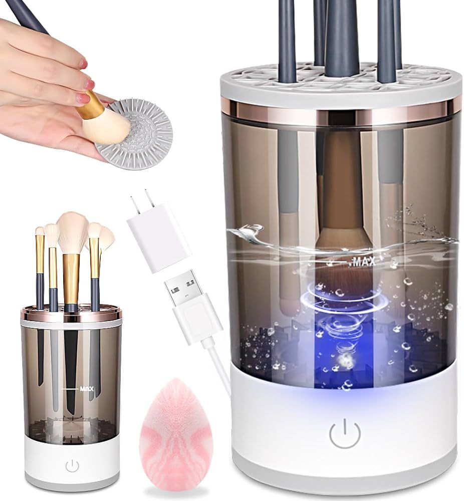 Automatic Cosmetic Brush Cleaner