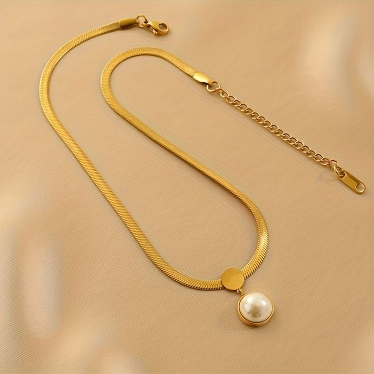 Round Pearl Necklace